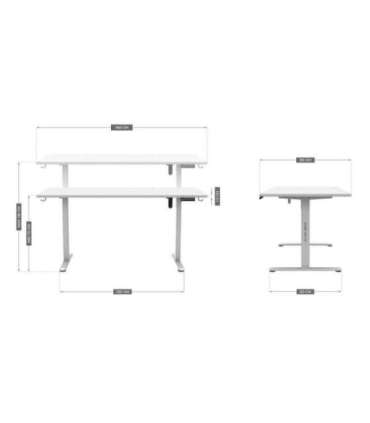 Electric desk MA-Leader 7.6 White