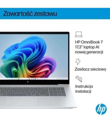 HP OmniBook 7 Next Gen AI 17-DC0073CL Copilot+ PC Intel Core Ultra 7 258V Laptop 43.9 cm (17.3") Full HD touchscreen 32