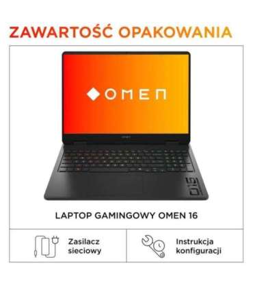 HP OMEN 16-am0007nw Ultra 5 225H 16.0" 2K IPS 144Hz 300nits AG 32GB DDR5 5600 SSD1TB GeForce RTX 5060_8GB Cam1080p 83Wh