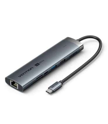 Vention USB-C 8-in-1 4K 60Hz 100W docking station
