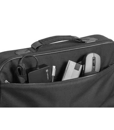 NATEC Impala 2 35.8 cm (14.1") Messenger case Black, Grey