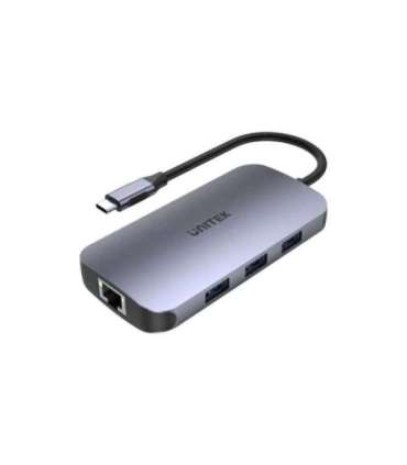 UNITEK D1071A interface hub USB 3.0 SuperSpeed 5 Gb/s Silver