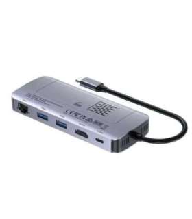 UNITEK ACTIVE HUB USB-C 10GBPS,M.2,HDMI, PD 100W