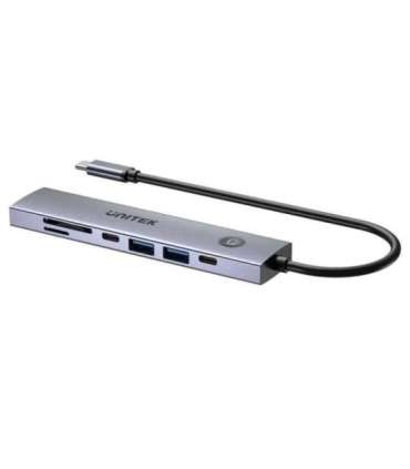 UNITEK USB-C 7-in-1 PD 100W HDMI 2.0 HUB WITH ON/OFF SWITCH