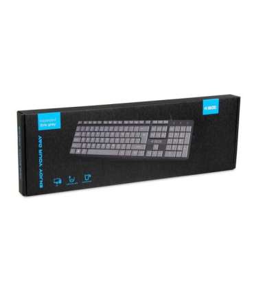 iBOX Eris USB Keyboard, Gray/Black