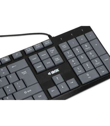 iBOX Eris USB Keyboard, Gray/Black