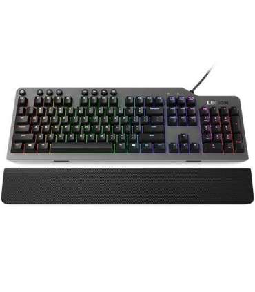 Lenovo Legion K500 keyboard Gaming USB QWERTY US English Black, Grey