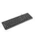 NATEC KEYBOARD TROUT SLIM USB, CZ/SK LAYOUT, BLACK