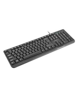NATEC KEYBOARD TROUT SLIM USB, CZ/SK LAYOUT, BLACK