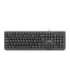 NATEC KEYBOARD TROUT SLIM USB, CZ/SK LAYOUT, BLACK