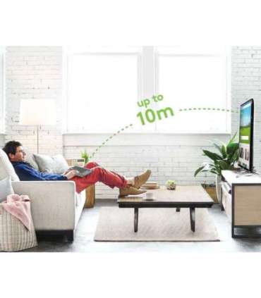 Techly ICTB9801TB keyboard Universal RF Wireless + Bluetooth QWERTY US English Black