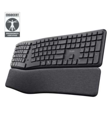 Trust Keyra Ergonomic multidevice wireless keyboard