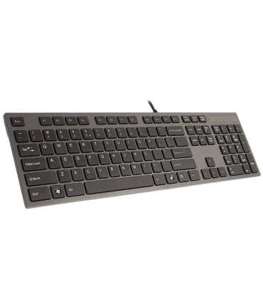 A4Tech KV-300H keyboard USB QWERTY Black, Grey