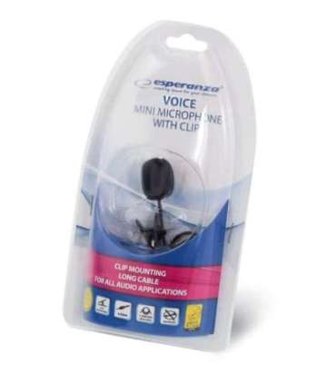 Esperanza EH178 Microphone with clip Black