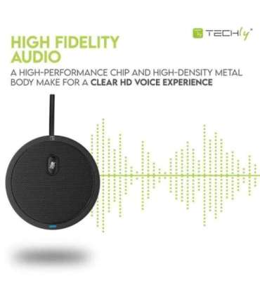 Techly ICC SH-22 microphone Black Conference microphone