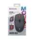 MOUSE DEFENDER ICON MB-057 OPTICAL 1000dpi 3P BLACK SILENT CLICK