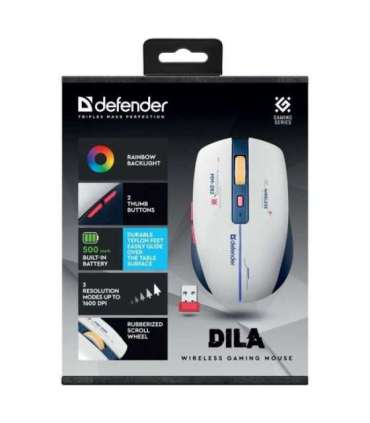 WIRELESS MOUSE DEFENDER DILA MM-282 RF 1800dpi 6P