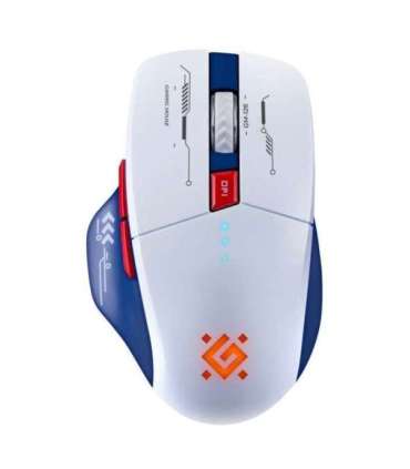 MOUSE DEFENDER GM-126 TISA RF+BT OPTIC 1600dpi 6P WHITE