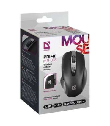 MOUSE DEFENDER PRIME MB-053 RF SILENT BLACK OPTICAL