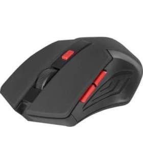 MOUSE DEFENDER ACCURA MM-275 RF BLACK & RED OPTICAL 1600DPI 6P
