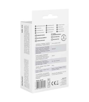 Savio MB-04 mouse Universal Ambidextrous Bluetooth IR LED 1600 DPI