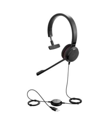 Jabra Evolve 30 II MS Mono - wired stereo earphones, black