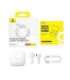 Baseus Bowie E16 Headset True Wireless Earphones In-ear Calls/Music USB Type-C Bluetooth White