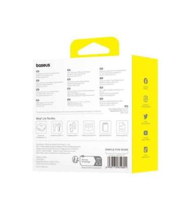 Baseus Bowie E16 Headset True Wireless Earphones In-ear Calls/Music USB Type-C Bluetooth Black