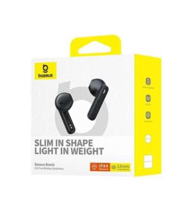 Baseus Bowie E16 Headset True Wireless Earphones In-ear Calls/Music USB Type-C Bluetooth Black