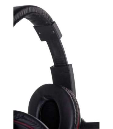 Esperanza EH118 headphones/headset Wired Head-band Calls/Music Black, Red