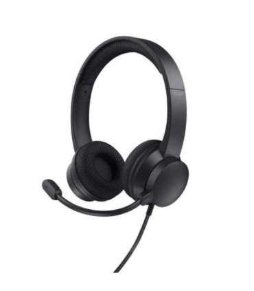 Trust HS-260 Headset Wired Neck-band Office/Call center USB Type-A Black