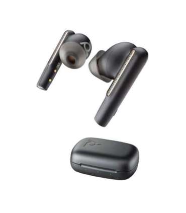 Poly Voyager Free 60 UC Black Earbuds +BT700 USB-C Adapter +Basic Charge Case