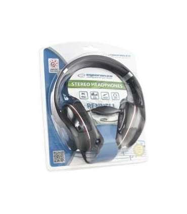 Esperanza EH141K headphones/headset Head-band Black