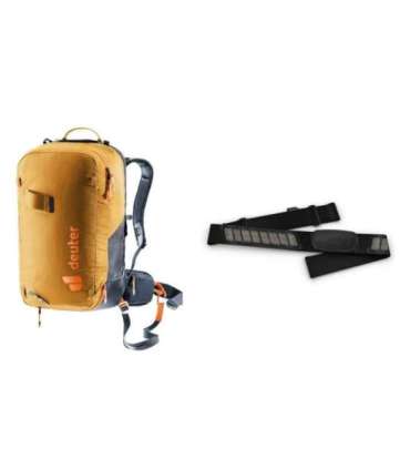 Deuter Alproof Lite 20 SL backpack - cinnamon/black + Garmin HRM Dual sensor