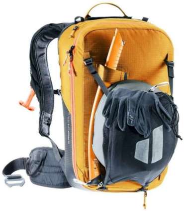 Deuter Alproof Lite 20 SL backpack - cinnamon/black + Garmin HRM Dual sensor