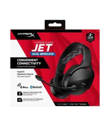 HEADSET HYPERX CLOUD JET/WRL GAM BLACK AJ0T1AA HYPERX