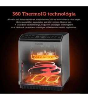 Cosori Air Fryer Dual Blaze 6 4L Cosori4L Cosori 4L black Schwarz CAF-P583S-KEUR CAFP583SKEUR (CAF-P583S-KEUR)