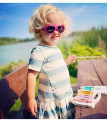 VIGA Drewniane Cymbałki Miś Polarny Ksylofon Montessori