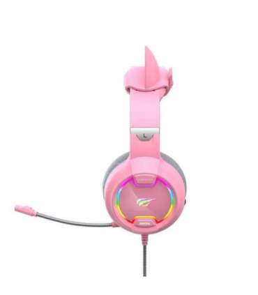 Gaming headphones Havit GAMENOTE H2233d  RGB (pink)