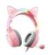 ONIKUMA X15Pro Gaming Headphones Pink/Cat Ears