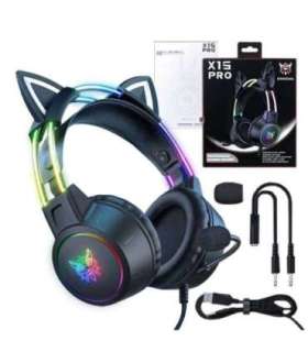 ONIKUMA X15 PRO Gaming headset Cat (Black)