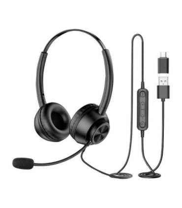 Wired headset with microphone New Bee H368