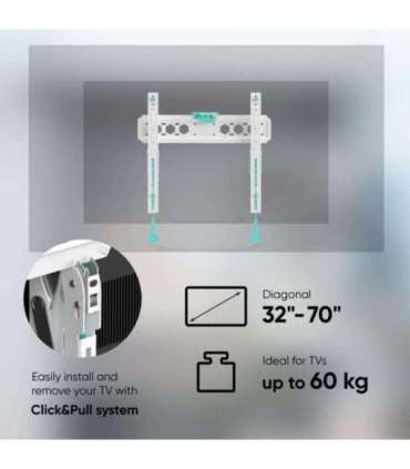 TV SET ACC WALL MOUNT /32-70"/WHITE TM5-W ONKRON