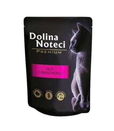 DOLINA NOTECI Premium Turkey breast fillet with gravy - wet cat food - 85 g