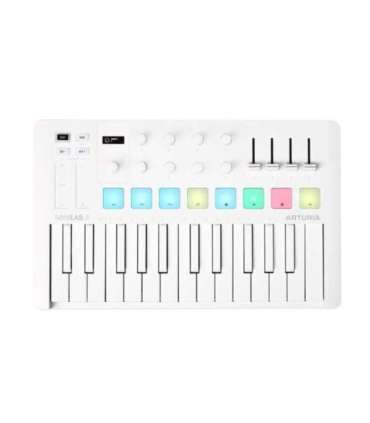 Arturia MiniLab 3 - MIDI control keyboard, white