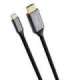 Trust 25630 cable gender changer USB-C HDMI Black, Silver