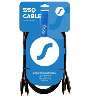 SSQ RCARCA2 SS-1432 Cable 2x RCA - 2x RCA 2 m Black