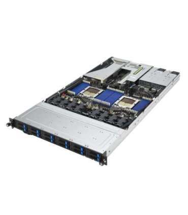 ASUS RS700A-E12-RS12U Socket SP5 Rack (1U) Black, Steel