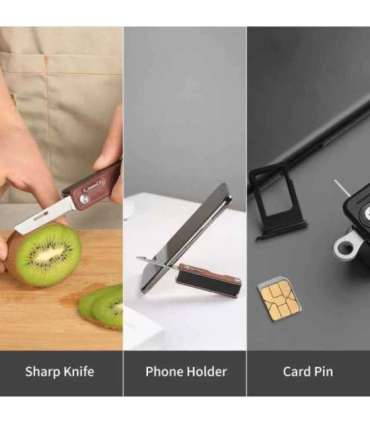 NexTool NE20098 10-in-1 multi-tool knife, green