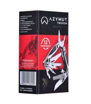 Multitool AZYMUT Trohon - 12 tools + 8 bits + holster (H-P2010121)